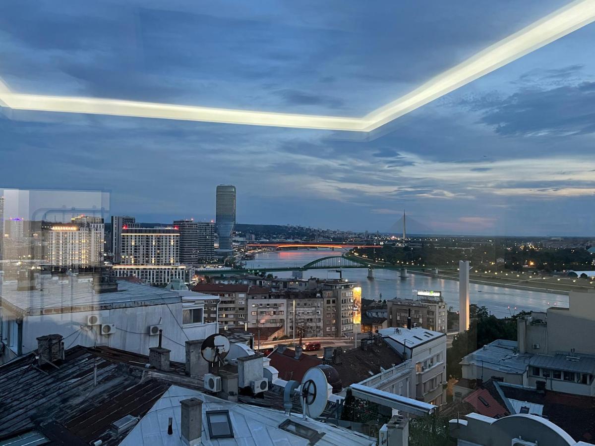 Central Sky View Apartment Belgrade Luaran gambar